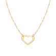 9-carat gold heart chain for ladies