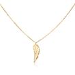 Ladies necklace angel wings in 9 carat gold