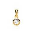 Gold necklace: 8ct yellow gold with pendant