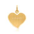 14ct gold necklace with heart pendant engravable