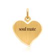 14ct gold heart pendant engravable