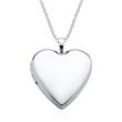 14ct White Gold Medallion Heart Fold-Out Engravable