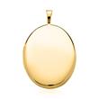 Ovales Medaillon aus 585er Gold gravierbar