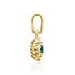 375 gold pendant with cubic zirconia
