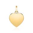 14K Gold Pendant Heart With Engraving Option