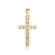 Cross necklace made of 9K gold