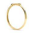 Ring Peace Sign 8ct Yellow Gold