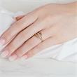 8ct gold ring with beautiful heart