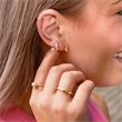 Creoles for ladies in 9-carat gold