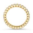 Eternity ring for ladies in 8K gold with zirconia