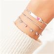 Pulsera de plata 925 con circonita