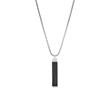 Be Iconic Off-White Agate Stainless Steel Pendant Necklace - JF03660040 -  Fossil