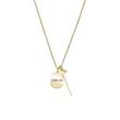 Necklace nomad for ladies in stainless steel, gold-plated