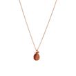 Necklace drops for ladies in stainless steel, rosé
