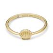 Anillo georgia shell para mujer en acero inoxidable, oro IP