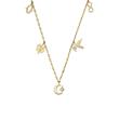 Ladies Necklace Sutton Golden Icons In Stainless Steel, Ip Gold