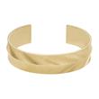 Ladies harlow bangle in stainless steel, IP gold-plated