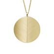 Ladies' Harlow necklace with medallion in stainless steel, IP gold