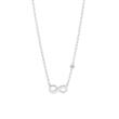 Oneindige liefde ketting in sterling zilver