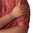 Florales Armband für Damen aus 925er Silber Perlmutt