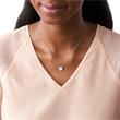 Elliott necklace for ladies in 925 silver, mother-of-pearl