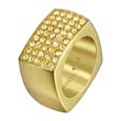 Ring Ella Stainless Steel Gold-Coloured Zirconia