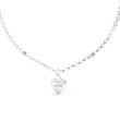 Necklace Heart For Ladies In Stainless Steel, Crystals