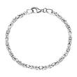 Men's king bracelet in sterling silver, 3,0 mm