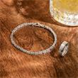Sterling silver bracelet: King's bracelet silver 3.5mm