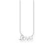 Necklace love in sterling silver