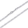 Sterling silver chain: Byzantine chain silver 3.5mm