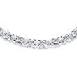 Sterling silver chain: Byzantine chain silver 4.5mm