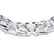 Sterling silver chain: Byzantine chain silver 7.5mm