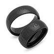 High-quality ceramic wedding rings with laser engraving