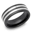 Moderne keramische ringen tweekleurig