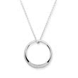 Necklace sterling silver polished