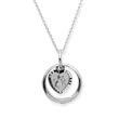 Silver Necklace Sterling Angel Zirconia
