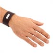 Leren armband graveerplaat verstelbaar 14,5-19,5cm