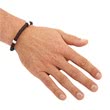 Armband Leder Edelstahlverschluss braun 19cm LB0059-19