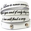 Armband echt leer incl. lasergravure