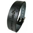Leather strap with buckle incl. laser engraving