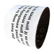Leather bracelet classic look with laser engraving