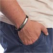 Leder-Armband gravierbar dunkelbraun