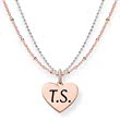 Necklace engravable heart