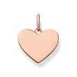 Pendant heart engravable