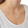 World Necklace In Gold-Plated Sterling Silver