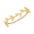 Ring leaf tendril of gold-plated 925 silver