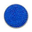Münze für Münzanhänger Saphir blau