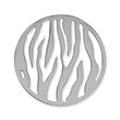 Coin Stainless Steel Waves Silver