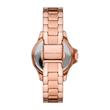 Kenley watch for ladies in stainless steel, rose gold-plated